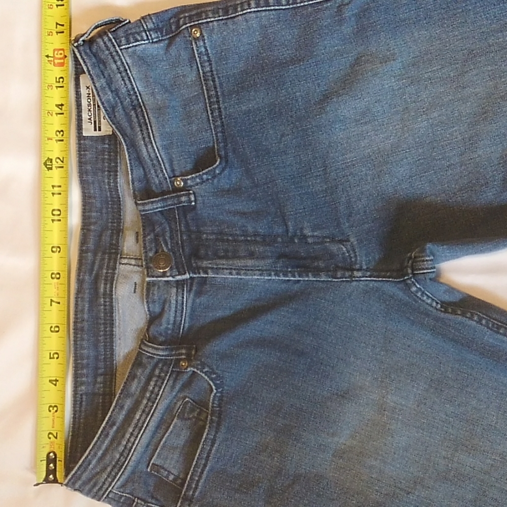 Buffalo David Bitton Jackson-X Straight Leg Denim Blue Jeans 34 X 34 - Picture 2 of 8